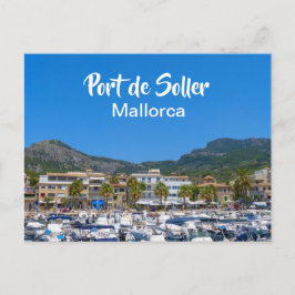 Mallorca Port de Soller Panorama Postkarte