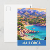 Mallorca Postkarte (Vorne/Hinten)