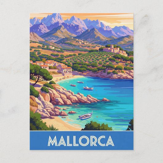 Mallorca Postkarte (Vorderseite)