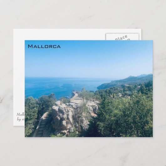 Mallorca Postkarte (Vorne/Hinten)