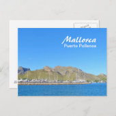 Mallorca, Puerto Pollensa - Postkarte (Vorne/Hinten)