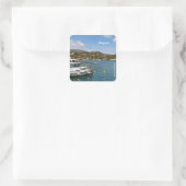 Mallorca Quadratischer Aufkleber (Tasche)
