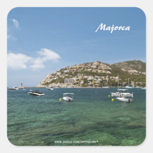 Mallorca Quadratischer Aufkleber