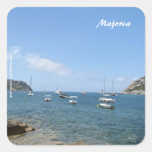 Mallorca Quadratischer Aufkleber