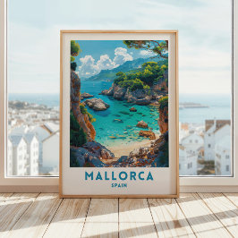 Mallorca Reiseplaner Spanien Kunst, Dichtung und M Poster