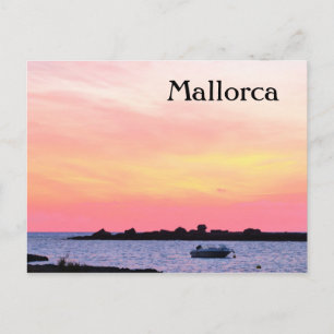 Mallorca Romantischer Sonnenuntergang - Postkarte