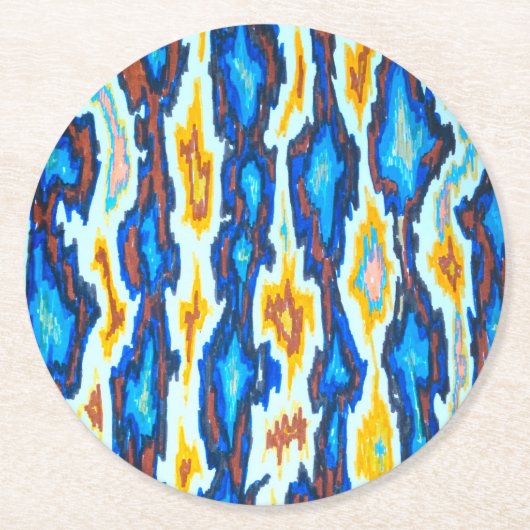 Mallorca Runder Pappuntersetzer (Vorderseite)