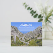 Mallorca Serra de Tramuntana Postkarte (Stehend Vorderseite)