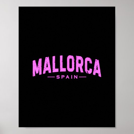 Mallorca Spain Balearic Islands Vacation Summer Be Poster (Vorne)