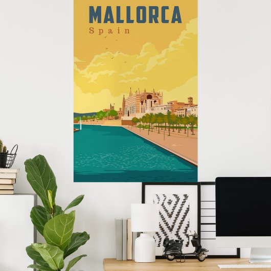 Mallorca, Spain Poster (Heimbüro)