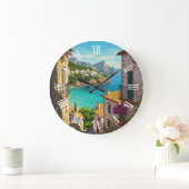 Mallorca Spain Travel Große Wanduhr (Zuhause)