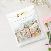 Mallorca Spanien Aquarell-Landschaft Hochzeit Geschenktütchen (Versiegelt)
