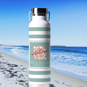 Mallorca Spanien gestreift Sommer trinken Wasser F Trinkflasche