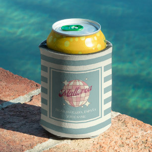 Mallorca Spanien gestreift Sommerdrink kann kühler Dosenkühler