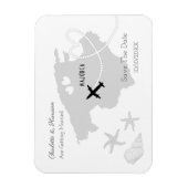 Mallorca Spanien Hochzeit Ziel Save the Date Magnet (Vertikal)