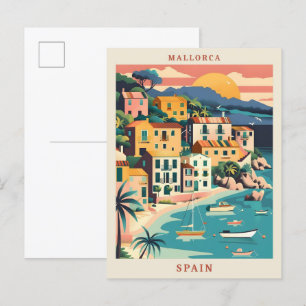 Mallorca Spanien Kunst, Dichtung und Musik Postkarte
