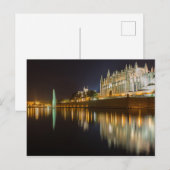 Mallorca, Spanien landschaftliches Nachtfoto Postkarte (Vorne/Hinten)