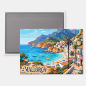 Mallorca Spanien Magnet (Vorderseite/Rückseite)