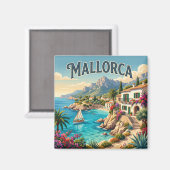 Mallorca Spanien Magnet (Vorderseite/Rückseite)