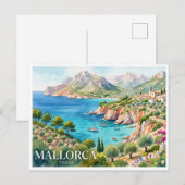 Mallorca, Spanien Palma Postkarte (Vorne/Hinten)