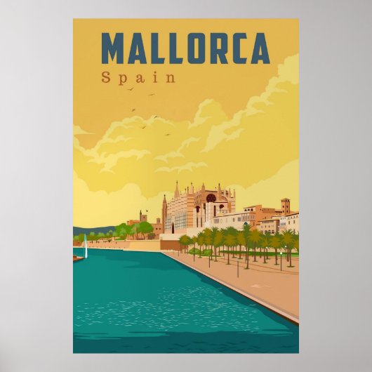 Mallorca, Spanien Poster (Vorne)