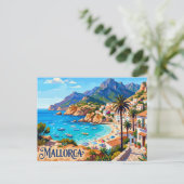 Mallorca Spanien Postkarte (Stehend Vorderseite)