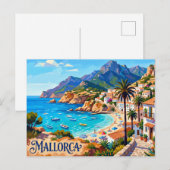 Mallorca Spanien Postkarte (Vorne/Hinten)