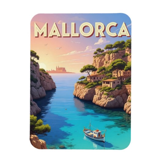 Mallorca Spanien Reise Magnet (Vertikal)