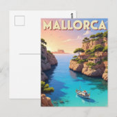 Mallorca Spanien Reise Postkarte (Vorne/Hinten)