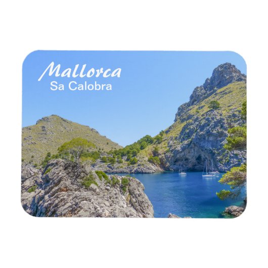 Mallorca Spanien Sa Calobra Bucht Reisen Souvenir Magnet (Horizontal)