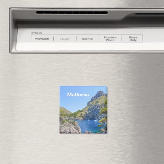 Mallorca, Spanien Sa Calobra Souvenir Magnet (In Situ (Geschirrspüler))