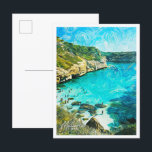 Mallorca Spanien Schönes Öl Paint Landschaft Postkarte<br><div class="desc">Mallorca Spanien Schönes Öl Malerisches Landschaftsbild Postkarte</div>