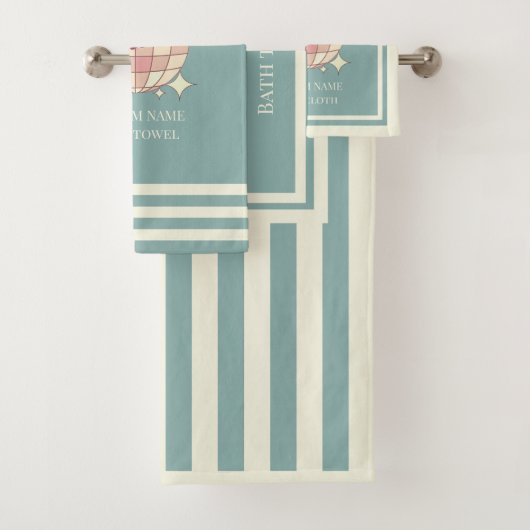 Mallorca Spanien Strand Sommerhaus Name Handtuch Badhandtuch Set (Insitu)