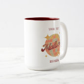 Mallorca Spanien Urlaub Retro Souvenir Zweifarbige Tasse (VorderseiteRechts)