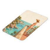 Mallorca Spanien Vintage Reise Spanische Küste Magnet (Linke Seite)