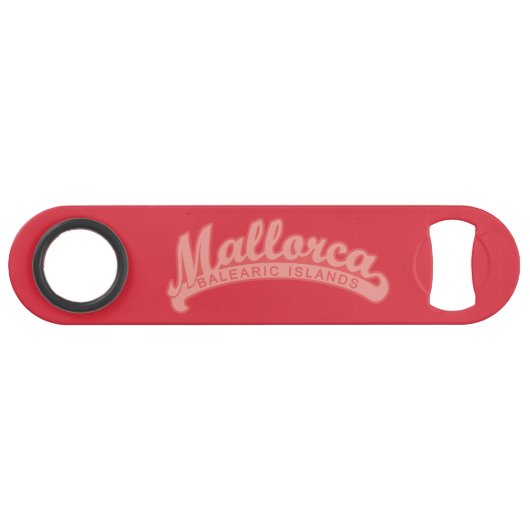 MALLORCA Spanien Zoll-Text- und Farbflaschenöffner Speedflaschenöffner (Vorderseite (Horizontal))
