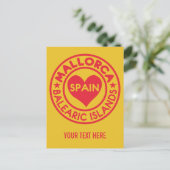MALLORCA Spanien Zollpostkarte Postkarte (Stehend Vorderseite)