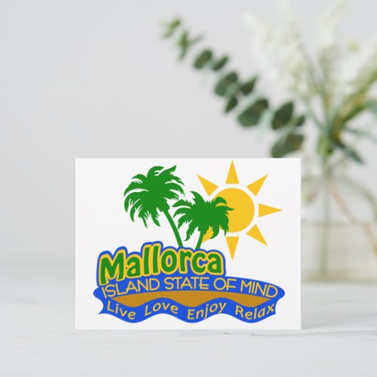 Mallorca Staat der Postkarte (Stehend Vorderseite)
