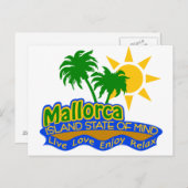 Mallorca Staat der Postkarte (Vorne/Hinten)