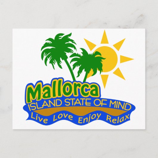 Mallorca Staat der Postkarte (Vorderseite)