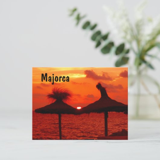 Mallorca Sunset - Postkarte (Stehend Vorderseite)