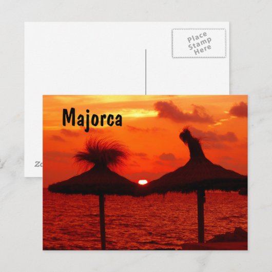 Mallorca Sunset - Postkarte (Vorne/Hinten)