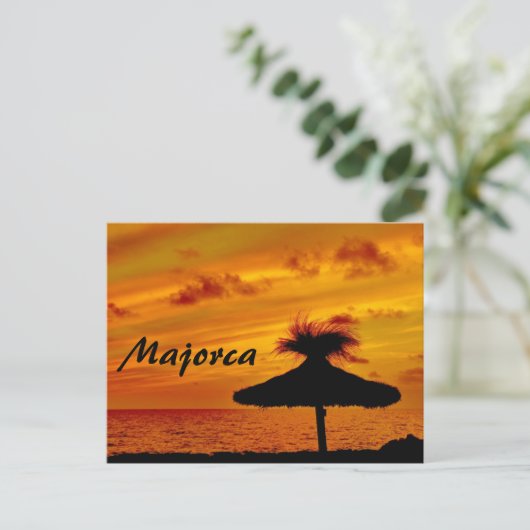 Mallorca Sunset - Postkarte (Stehend Vorderseite)