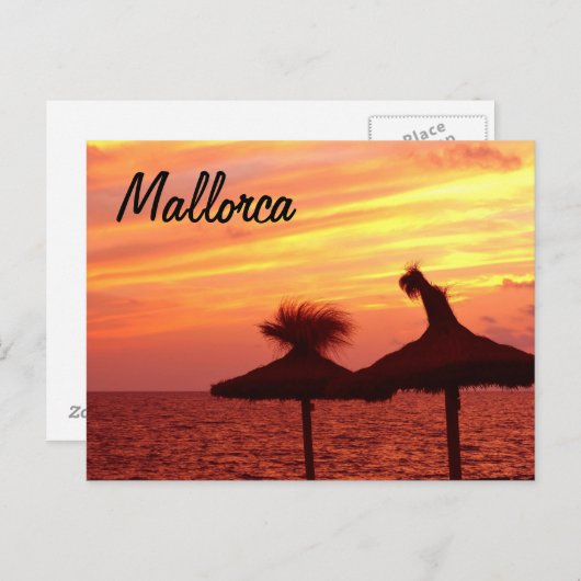 Mallorca Sunset - Postkarte (Vorne/Hinten)