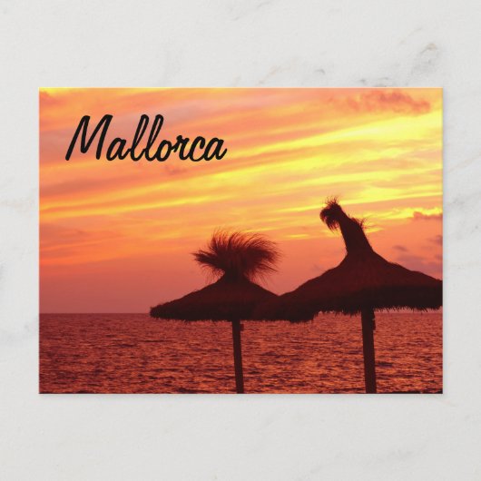 Mallorca Sunset - Postkarte (Vorderseite)