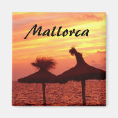 Mallorca Sunset Souvenir Magnet (Vorne)