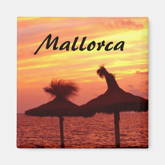 Mallorca Sunset Souvenir Magnet (Vorne)