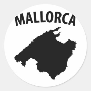 Mallorca-Symbol Runder Aufkleber