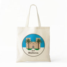 Mallorca-Tasche mit Logo für Kunden