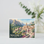 Mallorca Valldemossa Spanien Postkarte (Stehend Vorderseite)